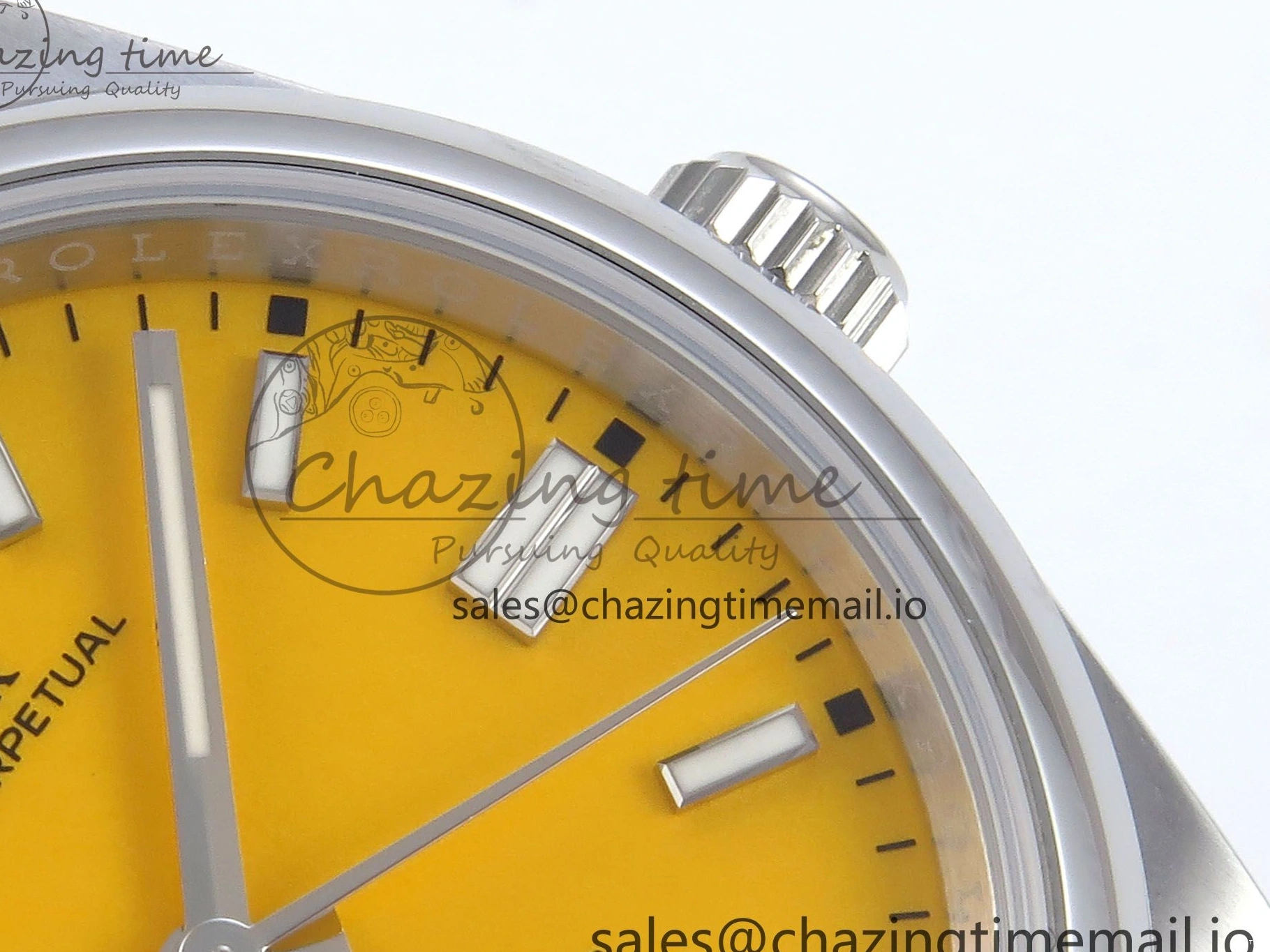MiroTime 0330 Oyster Perpetual 126000 36mm EWEF Best Edition 904L Steel Yellow Dial A Supportive 777